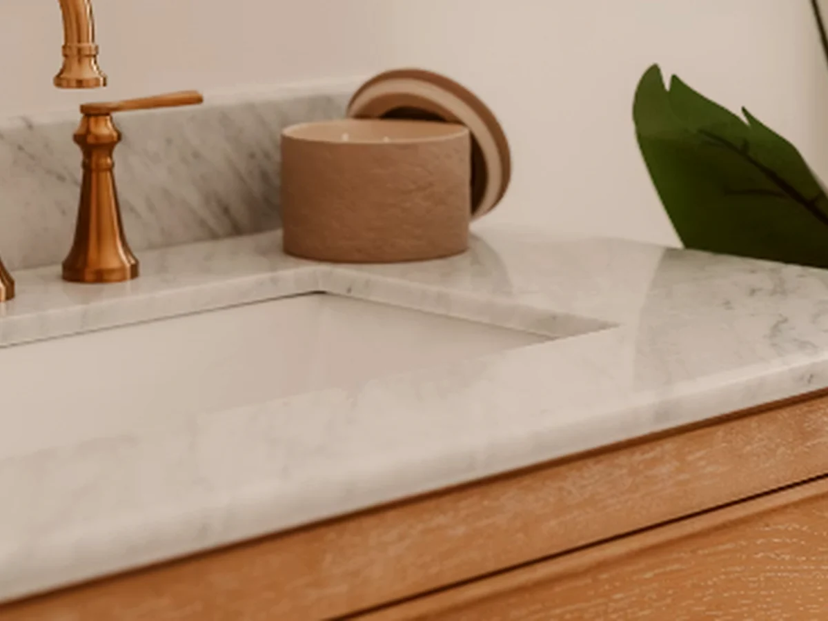 Luxury bathroom design with GROHE fittings and carefully coordinated materials